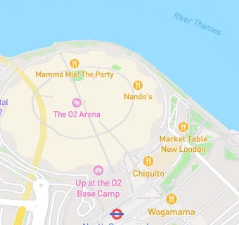 map for Gordon Ramsay Street Burger - The O2