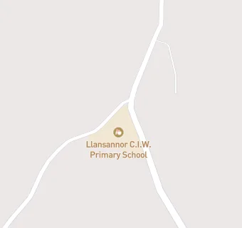 map for Llansannor C.I.W. Primary School