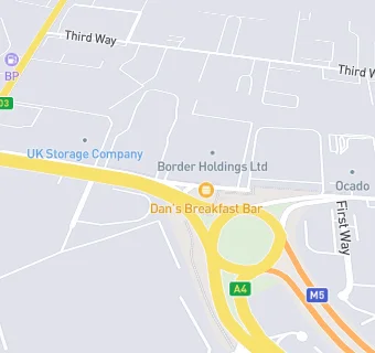 map for Ocado Fulfilment Centre