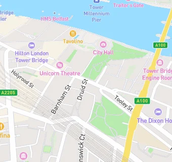 map for Creams cafe london bridge