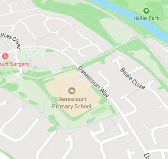 map for Danescourt Primary School Nursery