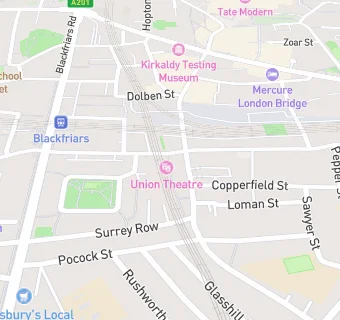 map for Union street theatre