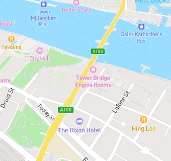 map for Tower bridge kitchen