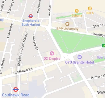 map for Shepherds Bush Empire