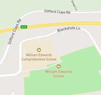 map for William Edwards School