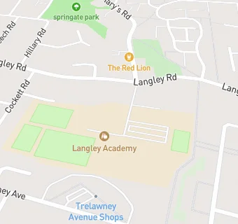 map for The Langley Academy Primary