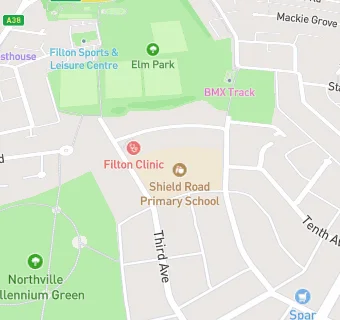 map for Shield Road Primary School