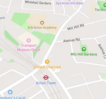 map for Acton Town Hotel