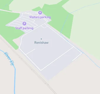 map for Renishaw Miskin