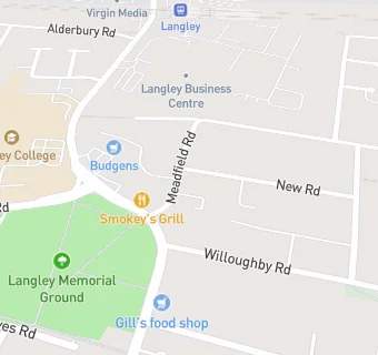 map for Langley Kebab & Grill Ltd