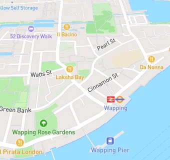 map for The Dockers Inn