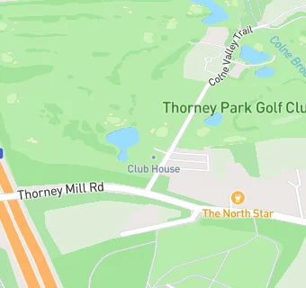 map for Thorney Park Golf Club