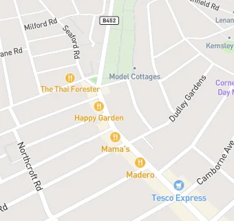 map for Northfields Surgery