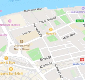 map for KCLSU Students Centre