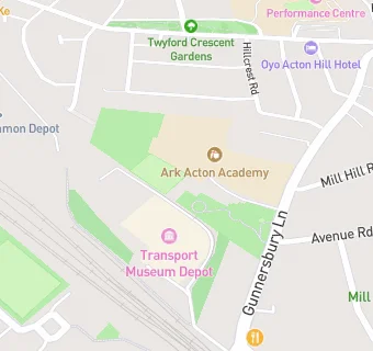 map for Ark Acton Academy