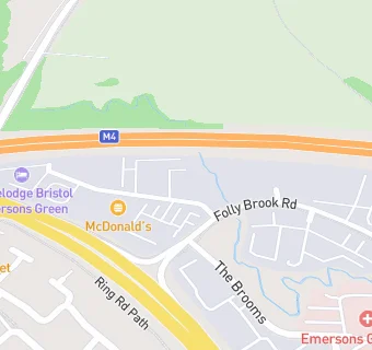 map for Travelodge Bristol Emersons Green