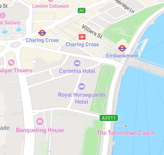 map for The Royal Horseguards Hotel