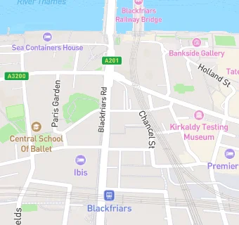 map for Abokado blackfriars