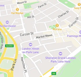 map for Park Lane Mews Hotel