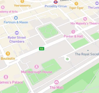 map for Royal Automobile Club