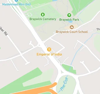 map for Greggs At Euro Garages Braywick Service Station