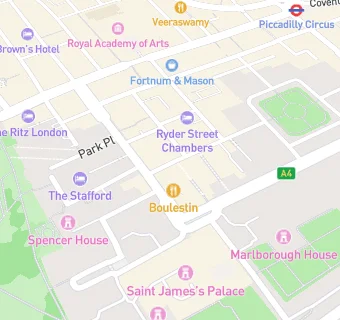 map for Davy'S At St James'S