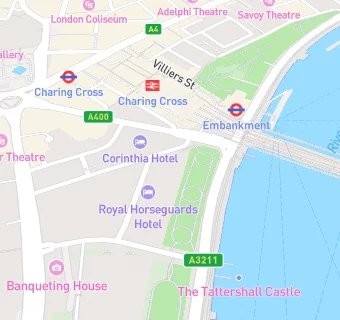 map for National Liberal Club