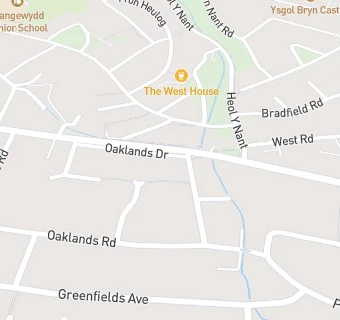 map for Oaklands Residential Home