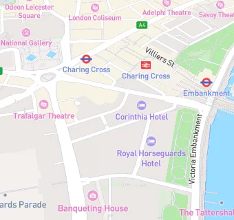 map for Corinthia Hotel London