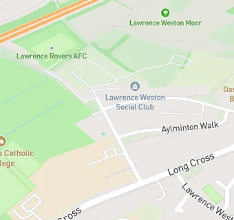 map for Lawrence Weston Social Club