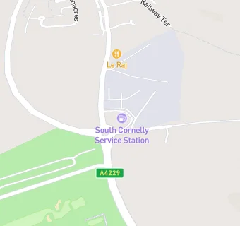 map for South Cornelly Service Station and Subway