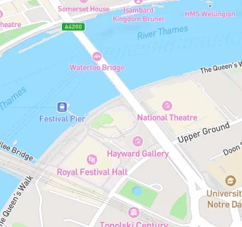map for Queen Elizabeth Hall Cafe & Bar
