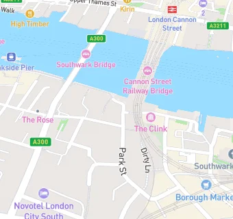 map for Premier inn london southwark bankside
