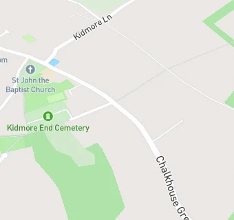 map for Kidmore End Primary School