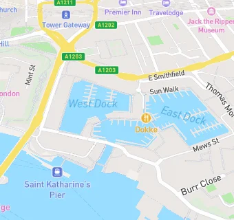 map for The Dockside Vaults