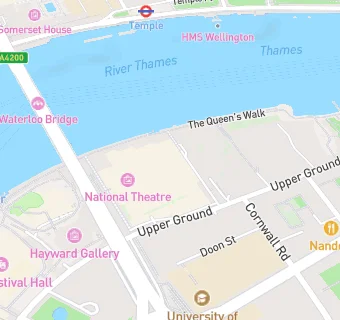 map for Royal National Theatre