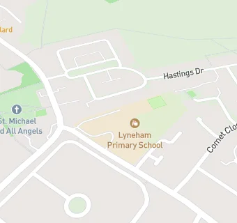 map for Lyneham Junior School