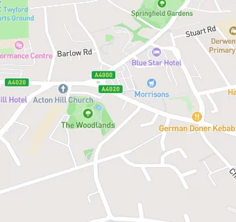 map for Crown Street Surgery