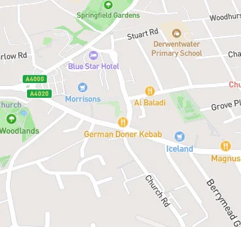 map for German Doner Kebab