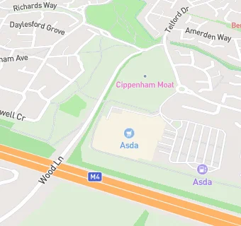 map for Asda Retail Supermarket