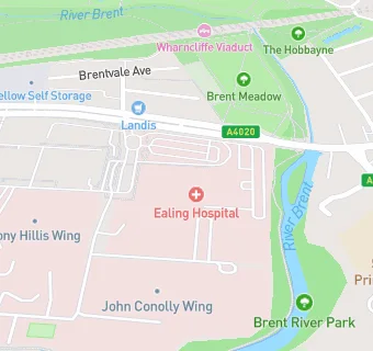 map for London North West University Healthcare