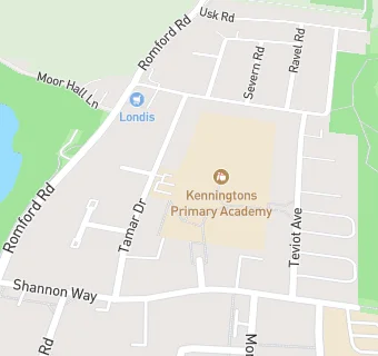 map for Kenningtons Primary Academy