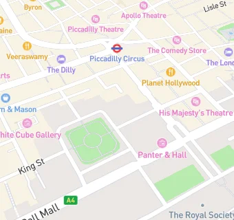 map for Bp St James Square