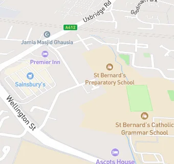 map for Holroyd Howe at St Bernard's Preparatory School