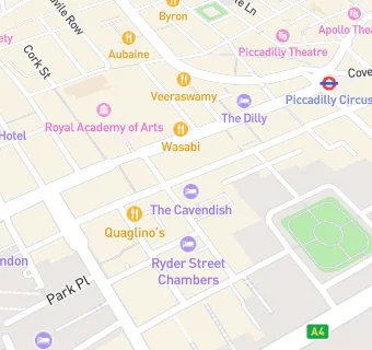 map for The Mayfair Lounge And Grill At The Cavendish