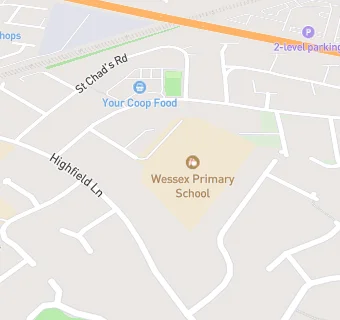 map for Wessex Primary School