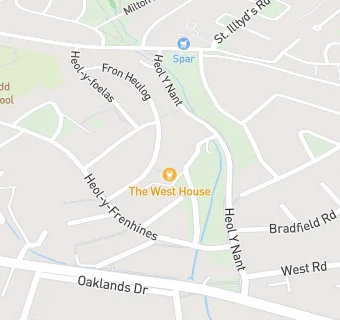 map for The West House pub