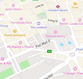 map for Pret A Manger