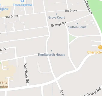 map for Kenilworth Nursing Home