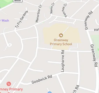 map for Greenway School